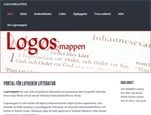 Tablet Screenshot of logosmappen.net